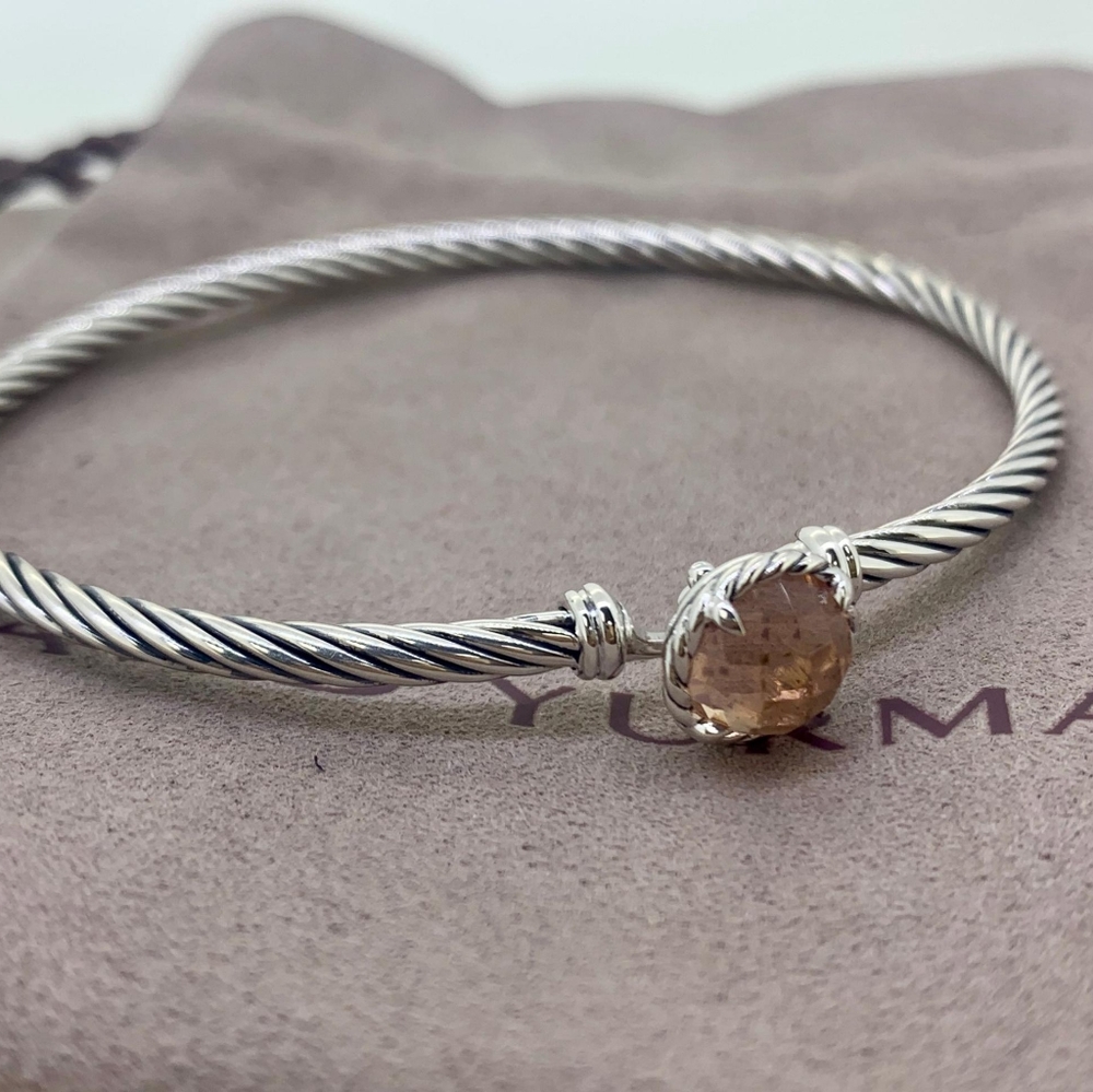 David Yurman Chatelaine Bracelet Morganite